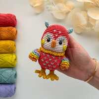 Amigurumi Owl Pattern, Owl Plush Pattern, Crochet Owl Pattern, Crochet Pattern, Crochet Cute Bird, A
