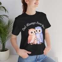 Watercolor Owl Family Tee | "Owl Always Love You" Shirt
