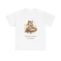 Oxford Comma Champion Tee, Cottagecore Owl Shirt, Woodland Animal