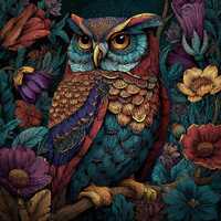 Majestic Owl Coloring Page (4) &ndash; Forest Owl Adult Coloring Printable &ndash; Detailed Animal A