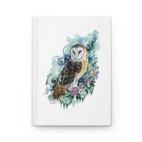 Enchanted Forest Owl - Hardcover Journal Matte