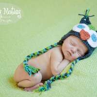 Newborn Owl hat FREE SHIPPING