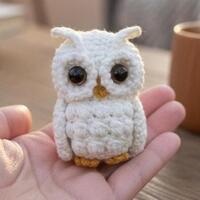 Crochet Owl Pattern: Low Sew Amigurumi Bird (PDF Download)