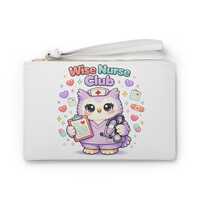 Wise Nurse Club Owl Clutch Bag | Nurse Mentor Appreciation