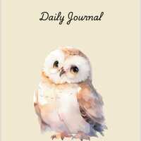 Woodland Owl Journal | Nature Inspired Writing Notebook, Wildlife Diary
