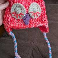 Crochet Toddler Owl Beanie &ndash; Handmade Winter Hat (6-24 Months)