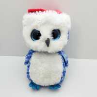 Ty Medium Beanie Boo "Icicles" the Blue Owl (Medium 9 inch) - No Hang Tag