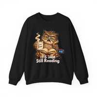 Funny Owl It's 3AM Still Reading Sweatshirt for Book Lovers Coffee Lover Gift