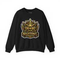 Nightowl crowned owl logo Sweatshirt | Nightowl The Tapping King emblem