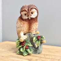 Elf Owl on a Branch Figurine Andrea by Sadek, Elf Owl by Andrea 8479
