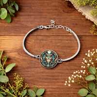 Owl Spirit Animal Bracelet &bull; Owl Totem Jewellery &bull; Wisdom & Intuition Bracelet &bull; 
