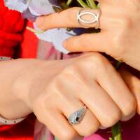 Owl Silver Unisex Boho Bar ring, multi-line Any Finger bohemian Adjustable Torque Bangle