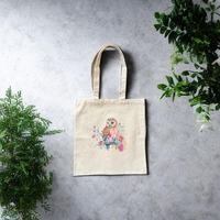Owl print tote bag