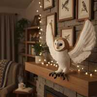 Owl Crochet Pattern PDF | Snowy Owl Amigurumi | Cute Plush Toy | Easy Beginner Friendly | Instant Do