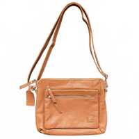 Wise Owl Leather Crossbody BOHO Brown Purse