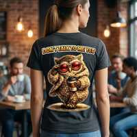 Don't Talk To Me Yet Owl PNG Sublimation, Funny Grumpy Owl Coffee Shirt Design, Introvert Gift D
