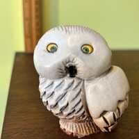 Vintage Rinconada Ceramic  owl figurine
