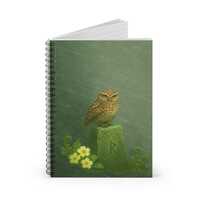 Witchy Notebook or Journal, Rune Owl Dark Academia Divination Stationery