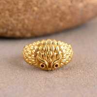 Brass Owl Ring, Handmade Vintage Bird Ring, Unisex Jewelry