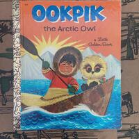 Vintage Little Golden Book Ookpik The Arctic Owl Letter A First Edition