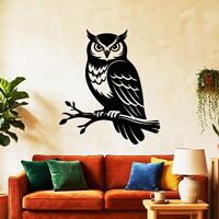Owl Wall Art SVG | Owl Wall Decor Laser Cut Files | Wood Wall Art | Home Decoration | Owl Svg | Owl 