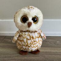 Ty Beanie Boos - SWOOPS the Owl 9 Inch Tall Stuffed Animal Plush Toy