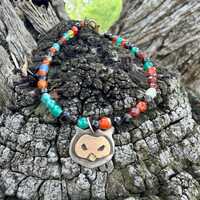 Owl Multi Gemstone Bead Bracelet