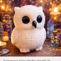 Glittery Wizard Owl