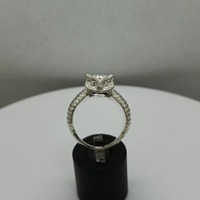 Sterilite Silver Owl Ring – Detailed White Metal Band, US Size 6.25