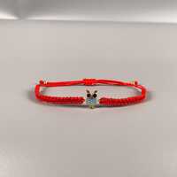 Owl Bracelet Adjustable Red String Bracelet Black Cord Bracelet Zircon Owl Charm Minimalist Lucky Br