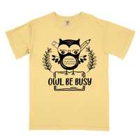 Funny Owl Be Busy Teacher Shirt for School Librarian Shirt, Book Lover Tee, Reading Teacher Gift, Te