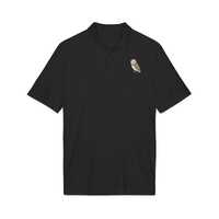 Barn Owl Embroidered Polo | Moisture Wicking Bird Shirt