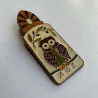 Vintage Paper Clip, Greek Galley, Athena Owl, Document Clip, Desk Decoration, Organization & Sto
