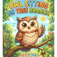 Owl Coloring Book for Kids 50 Coloring Pages