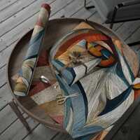 Owl in Angles Wrapping Papers, Unique Gift Wrap, Christmas Essential Wrapping Paper, Wrapping Paper 