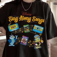 Disney Jiminy Cricket and Professor Owl Sing Along Songs Shirt, Disneyland Fun Its A Small World Cas