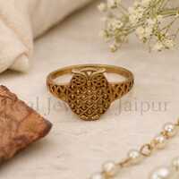 Antique Owl Ring, Filigree Owl Ring, Filigree Bohemian Ring, Owl Ring, Minimalist Nature Jewelry, Un