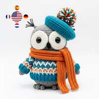 Owl Amigurumi Pattern PDF Bird Toy | Crochet Handmade Nursery Decor