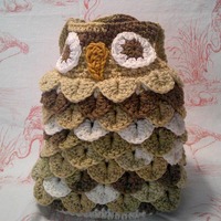 Handcrafted Crocheted Owl Tote/Purse