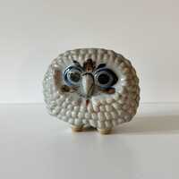 Vintage Jorge Wilmot Tonala Owl Figurine Mexican Folk Art Pottery