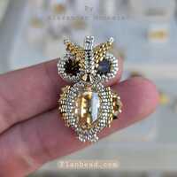 Planbead - The Owl of Athena - 24kt - PDF Pattern