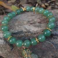 Owl & Jade Bracelet