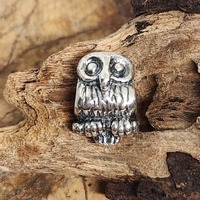 Owl Charm Bead Sterling Silver Michael Anthony Animal Bracelet Charm