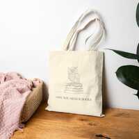 Owl You Need Is Books Tote Bag Book Lover Gift Librarian Aesthetic Owl Canvas Bag Bookworm Tote Line