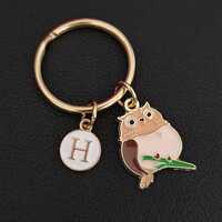 Owl Keychain - Personalized Bird Keyring