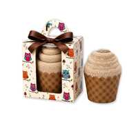 Owl Lover Gift&mdash;Cozy Socks Cupcake Gift Box, Woodland Gift for Her, Cottagecore Gift, Cozy Birt
