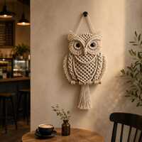 Macrame Owl Wall Hanging Crochet Pattern PDF, Boho Owl Decor Tutorial, Rustic Nursery Wall Art, DIY