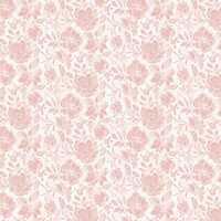 White Owl Fabrics Nature's Serenade Tonal Floral Pink Cotton Quilting Fabric