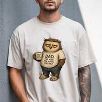Sleep Deprived Dad Owl Shirt, Funny Father's Day Gift for Tired Dad