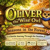 Oliver the Wise Owl Seasons in Forest Children's Book (Digital Download)